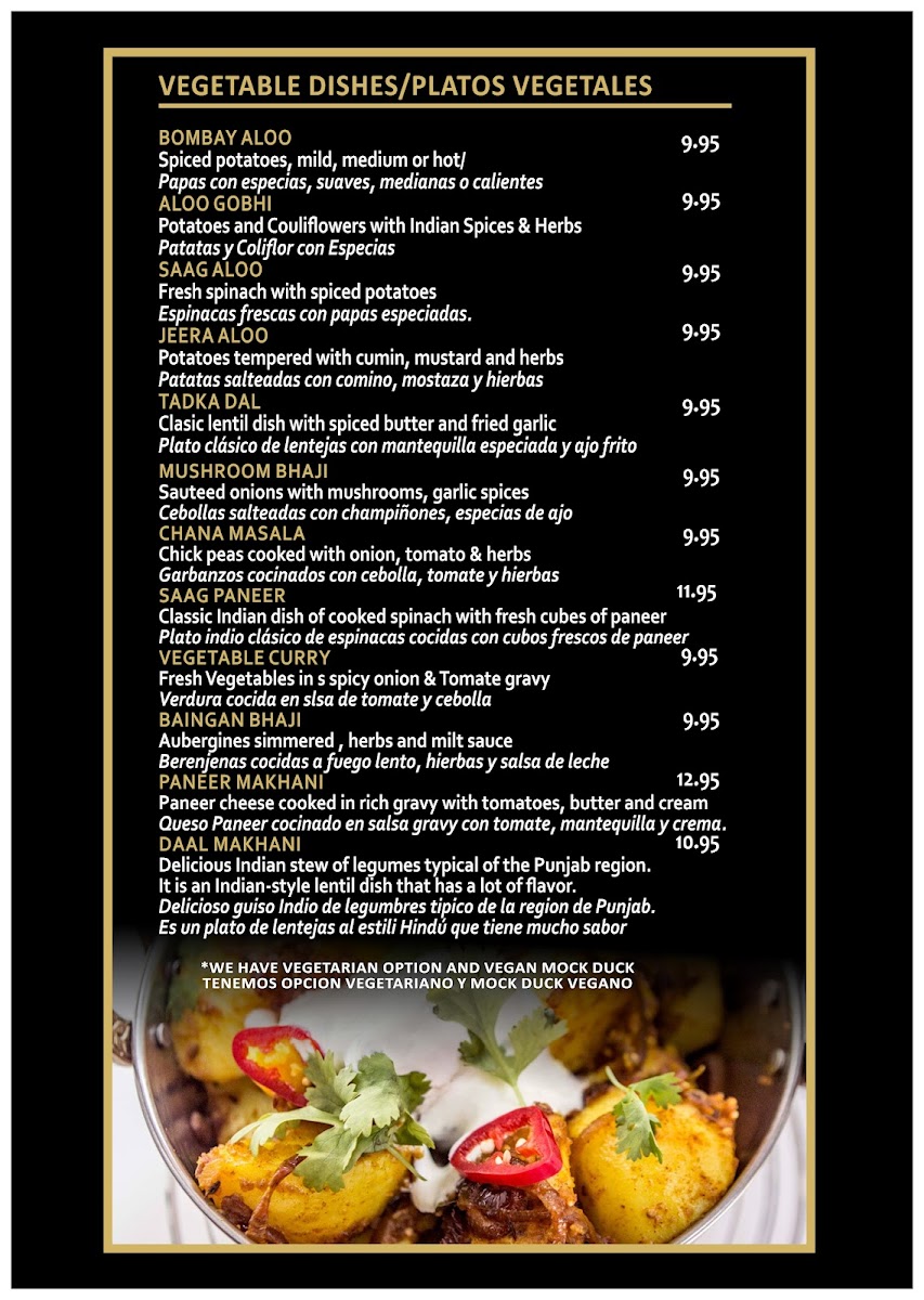 Menu Indian Ocean Carihuela - Indian Restaurant-3